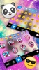 Galaxy Cute Panda Keyboard The screenshot 2