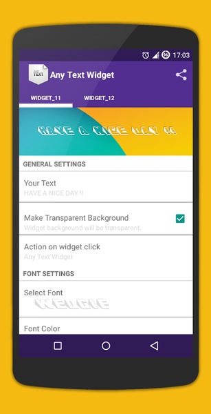Any Text Widget - Preview 2