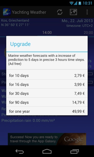 Yachting Weather - Preview 1
