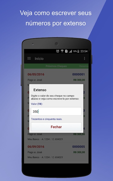 Meus Cheques - Preview 1