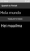 Spanish to Finnish Translator screenshot 4