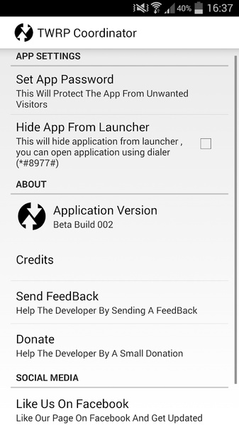 TWRP Coordinator - Preview 8