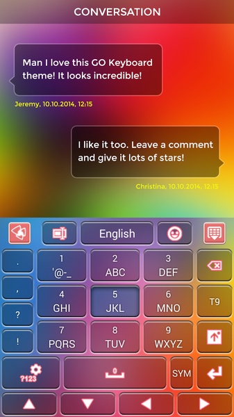 Color Keyboard Theme - Preview 12