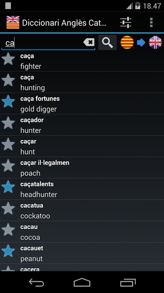 English Catalan Dictionary FREE - Preview 3