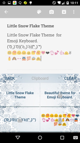 Little Snow Flake Keyboard - Preview 3