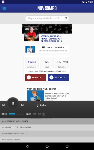NovoMP3 - Preview 2