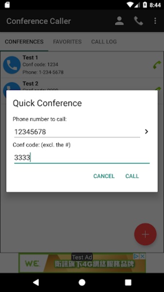 Conference Caller - Preview 2