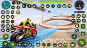 Mega Ramp Moto Stunt Bike Game screenshot 1
