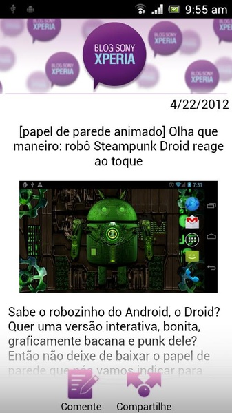 Blog Sony Xperia - Preview 3