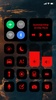 Wow Red Black Theme, Icon Pack screenshot 4