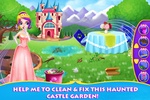 Princess Cleaning Haunted Castle screenshot 2