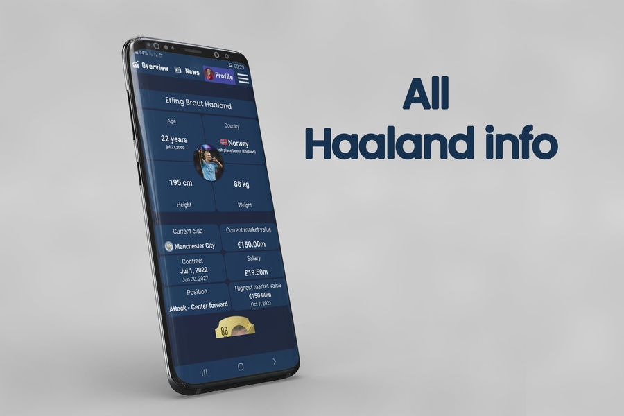 Haaland Stats - Preview 5