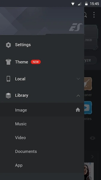 ES Dark Theme for free - Preview 4