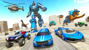 Police Tiger Robot Car Game 3d screenshot 4