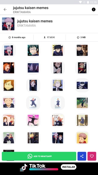 Anime Stickers For WhatsApp 55.0 Screen Views 1