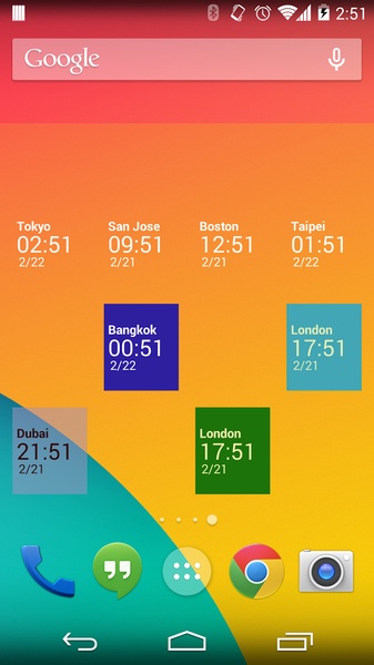 Simple World Clock Widget - Preview 6