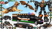 Ambulance Dog Robot Car Game screenshot 8