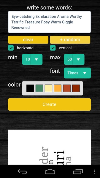 Wordart - Preview 1