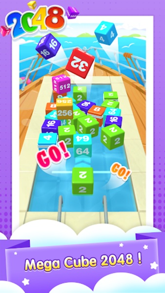 Lucky 2048 - Cube Merge Game - Preview 5