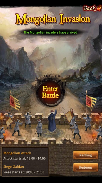 Imperial City Three Kingdoms jogo para celular de estratégia de