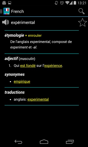French Dictionary - Offline - Preview 3