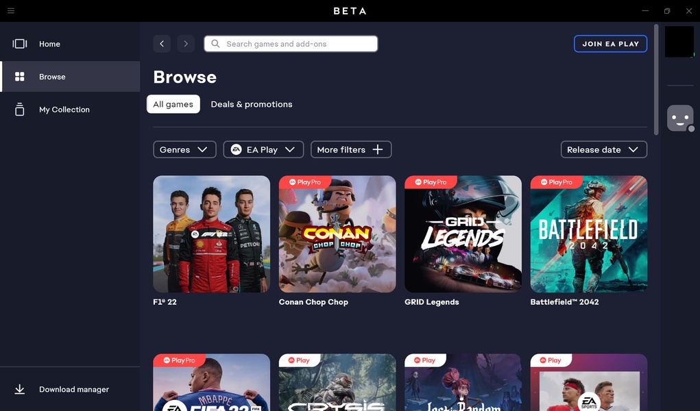Download the EA app – Powering next generation of PC gaming - Electronic  Arts
