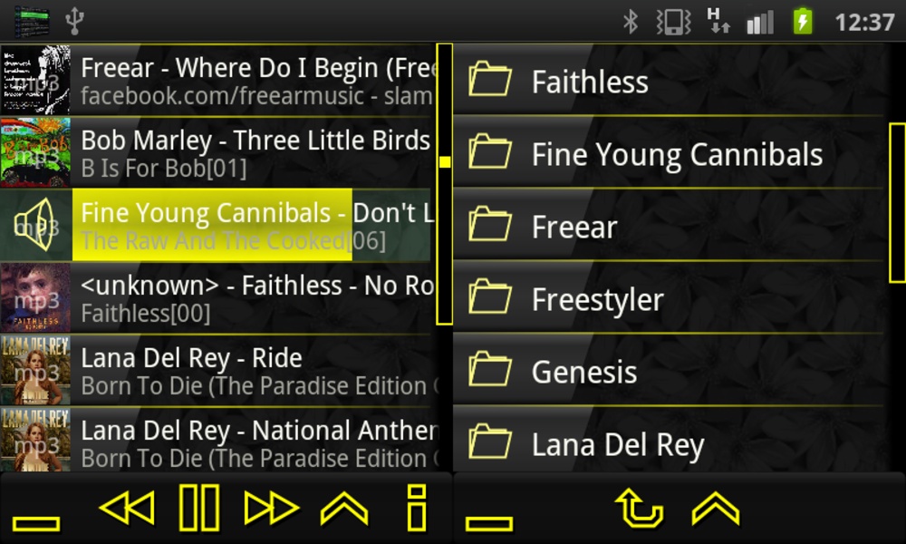Trax Music Player - Preview 2