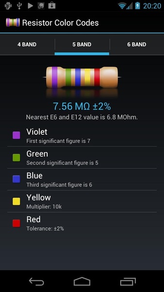 Resistor Color Codes - Preview 2