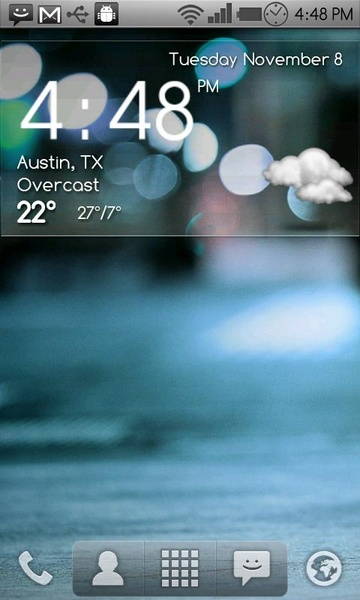 Digital clock & world weather widget theme pack 1 - Preview 5