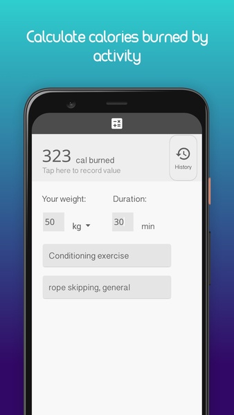 Caloriedex: Burned calories calculator - Preview 5