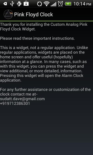 Custom Analog Clock Widget - Preview 1