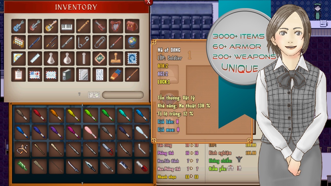 Tactical RPG & Puzzle: Out School - Preview 1