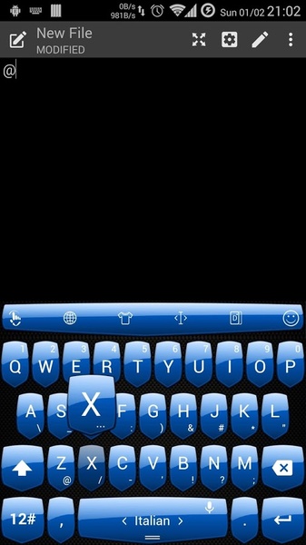 Theme TouchPal Shield - Blue - Preview 6