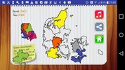 Denmark Map Puzzle Game Free screenshot 2