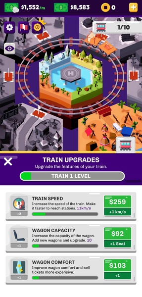 Idle Train Station Tycoon : Money Clicker Inc. - Preview 7