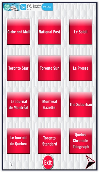 Canada Newspapers online - Preview 3