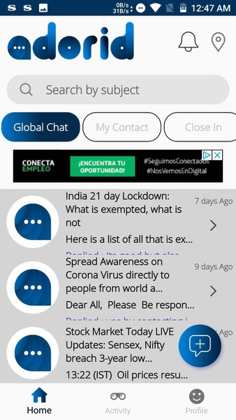 Adorid: Social Network With Translator, Video Call - Preview 3