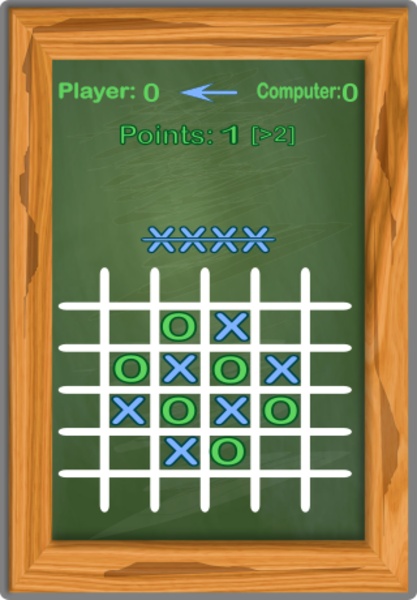 Tic Tac Toe Chalkboard - Preview 4