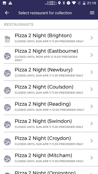 Pizza 2 Night App - Preview 5