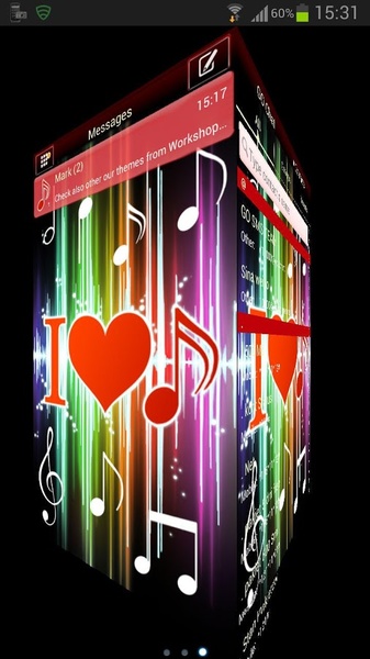 GO SMS Pro Theme 4 music - Preview 2