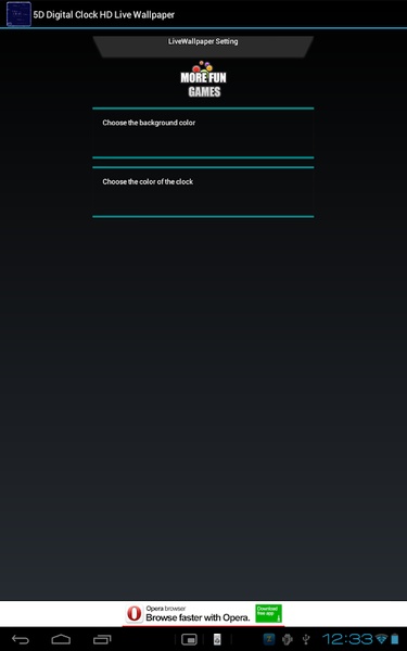 5D Digital Clock HD Live Wallpaper - Preview 1