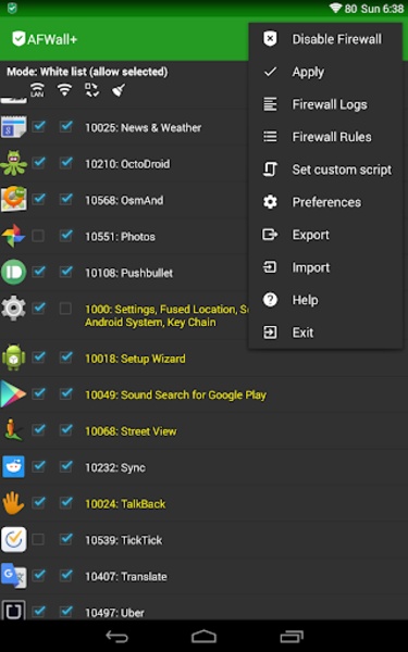 AFWall+ 3.6.1 Screen Grabs 2