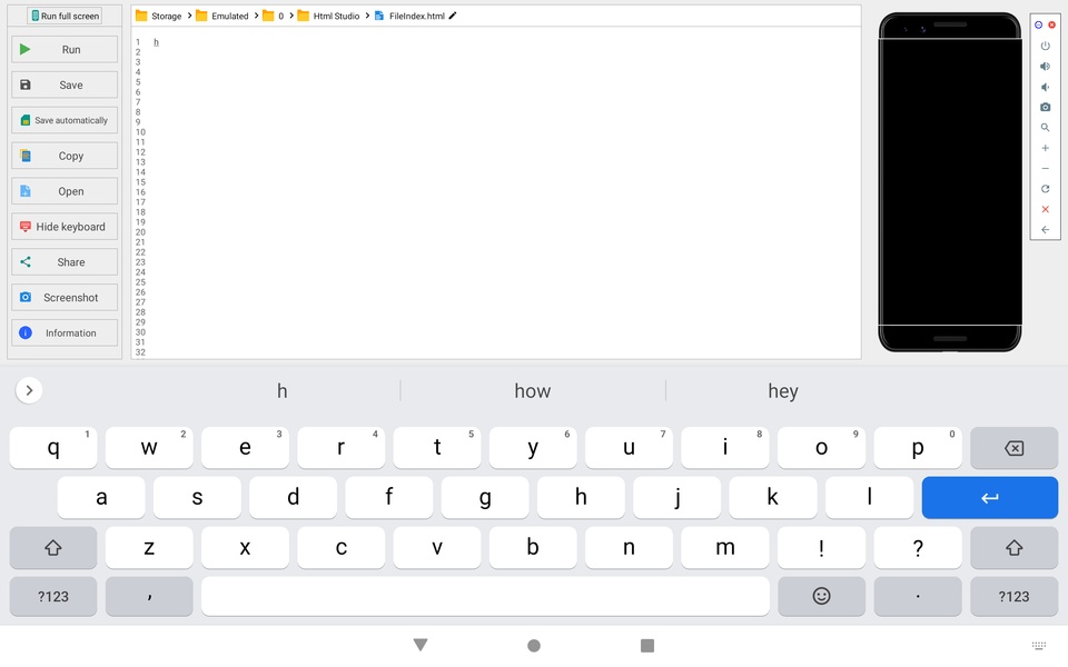 HTML Editor PRO (Tablet) - Preview 3