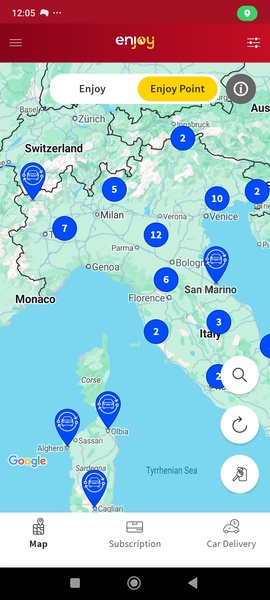 Schermata App Enjoybet