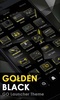 Golden Black Go Launcher Theme screenshot 6