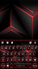 Red Black Tech Keyboard Backgr screenshot 1