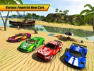 Floating Water Surfer Car Driving - Beach Racing screenshot 6