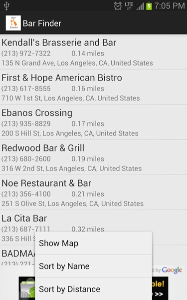 Bar Finder - Preview 6