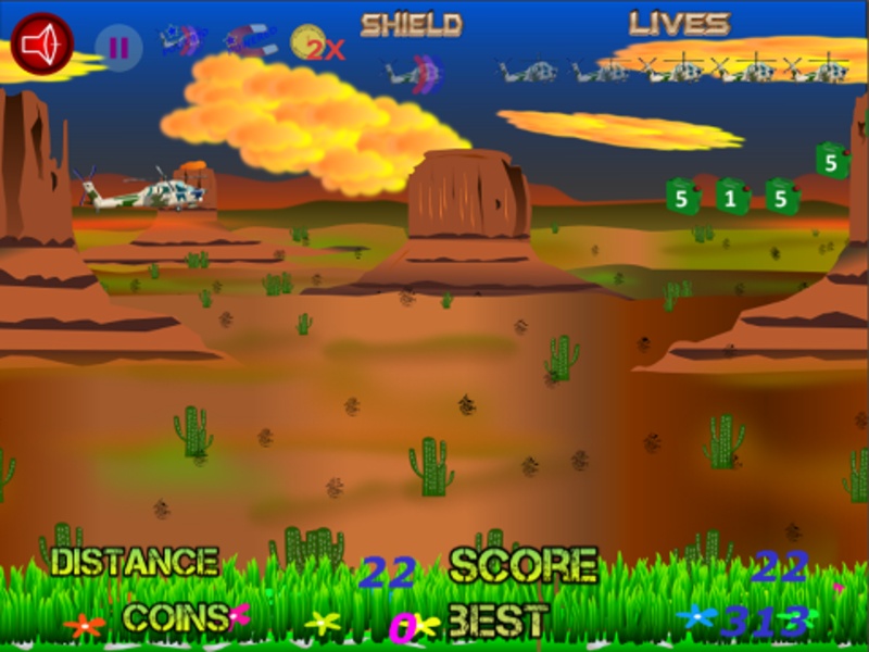 Helicopter Flying Desert - Preview 3