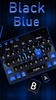 Black Blue Keyboard screenshot 2